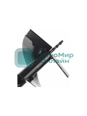 Шнек однозаходный PATRIOT D 150 для грунта к бензобуру, длина 800мм