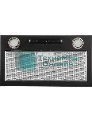 Вытяжка встраиваемая Elikor 52Н-400-П3Д черный, 50 см, 400 куб. м/ч, 57 дБ