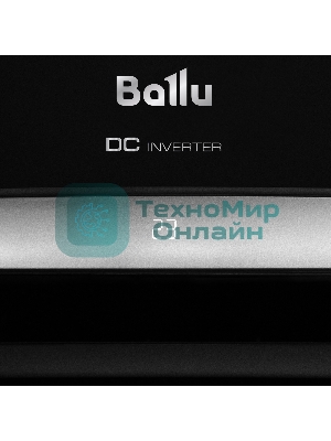Внутренний блок сплит-системы Ballu BSPI/in-13HN8/BL/EU инвертор, 12000 BTU, 35 м², 23 дБ, охлаждение, обогрев, осушение, черный
