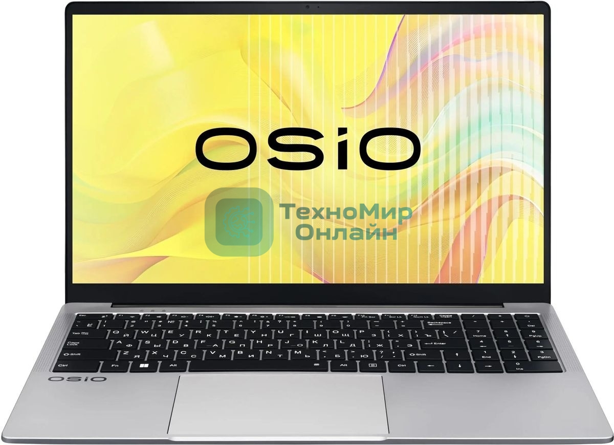 Ноутбук Osio FocusLine F150A-001 серый Ryzen 5 5560U 8Gb SSD256Gb AMD Radeon 15.6