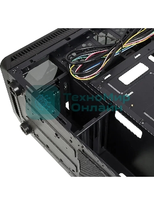 Компьютерный корпус Accord JP-X черный без БП ATX 2xUSB 2.0 1xUSB 3.0 bott PSU