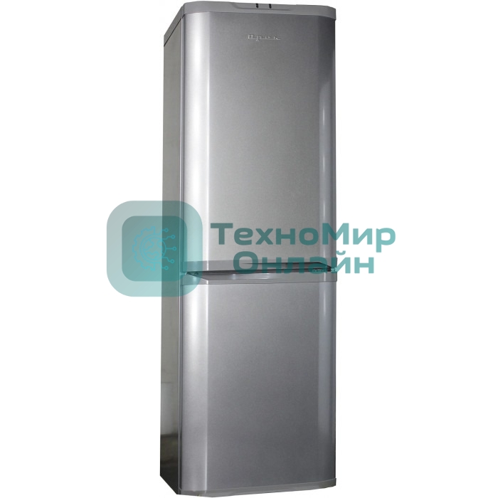 Холодильник ОРСК 173 NG нержавеющая сталь двухкамерный 200/120л, морозилка снизу, капельная система