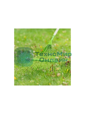 Грабли веерные стальные Palisad, 565 мм, 22 плоских зуба, эмалированные, усиленные, без черенка