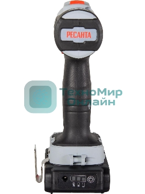 Дрель-шуруповерт аккумуляторная Ресанта ДА-20-2ЛК-Б 75/14/10, Аккумуляторная, 20В, 2 АКБ, Кейс