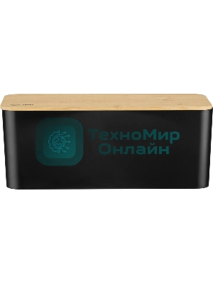 Органайзер Cactus CS-BOX-BL черный/бамбук