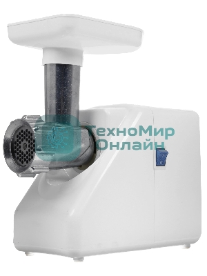 Мясорубка электрическая Ротор Макси ЭМШ 35/300-1 белый, 1500 Вт, 0.6 кг/мин, насадки - 1
