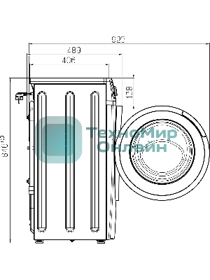 Стиральная машина ATLANT СМА 60У1013-02 белый, загрузка фронтальная 6 кг, 1000 об/мин, класс: А