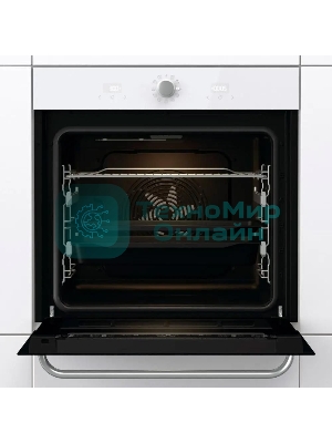 Духовой шкаф Gorenje BOS6737SYW, 77л, дверца с 2 стеклами, белый