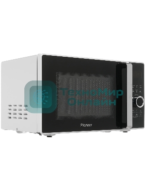 Микроволновая печь Pioneer MW356S белый, 23 л, 800 Вт, переключатели - сенсор, поворотный механизм