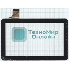 Сенсорное стекло (тачскрин) 10.1'' YDT1231-A0 (257x159 мм), черное