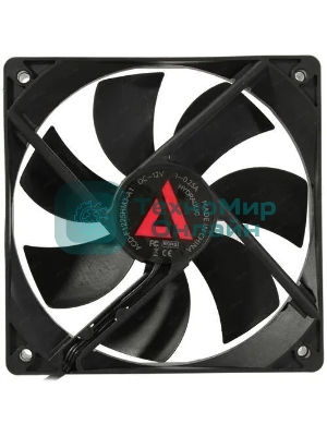 Вентилятор для корпуса Alseye ACD-F1225HM3-A черный, 120 мм, пластик, 1600 об/мин, 28 дБ, 3 pin