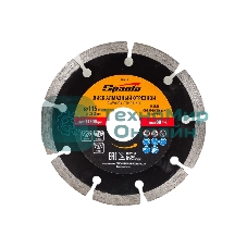 Диск алмазный отрезной сегментный Sparta 115 х 22,2 мм, сухая резка