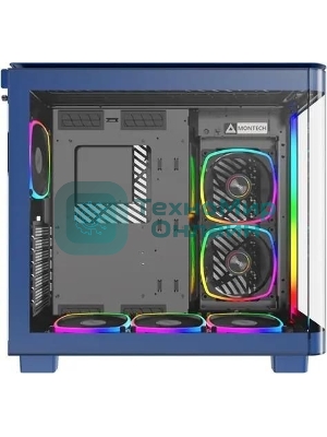 Компьютерный корпус Montech King 95 Pro голубой без БП ATX 4x120мм 2x140мм 1x180мм 2xUSB3.0 audio bott PSU