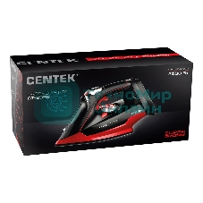 Утюг Centek CT-2359 красный/черный, 3000 Вт, 50 г/мин, 190 г/мин, 320 мл