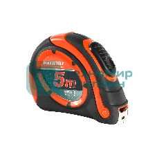 Рулетка PATRIOT MTA-5, автостоп, ударопрочный корпус, обрезиненная, 5м