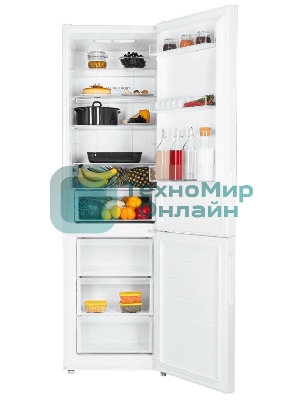 Холодильник Haier CEF537AWD белый двухкамерный 263/105 л морозилка снизу, No Frost