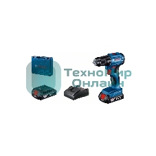 Дрель-шуруповерт Bosch GSR 185 LI, 18 В, 2 Ач, 50 Нм, бесщеточный