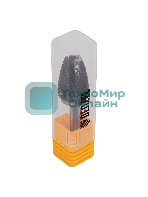 Борфреза по металлу Denzel твердосплавная, параболическая, тип-F, 16 мм