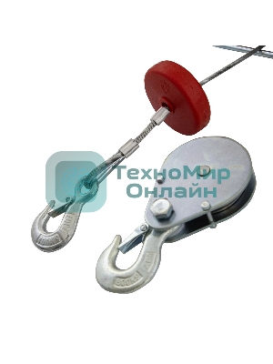 Тельфер электрический Denzel TF-800, 0,8 т, 1300 Вт, высота 12 м, 8 м/мин