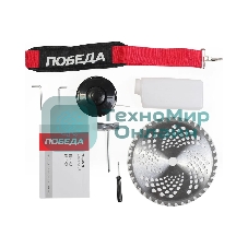 Триммер бензиновый Победа ТБ 143 (1+1), раб. объем 43сс, 2,5 л.с., 