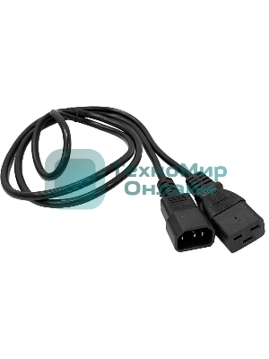 Шнур питания Lanmaster LAN-PP19/14-1.8-BK C19-С14 проводник.:3x0.75мм2 1.8м 220В 10А черный