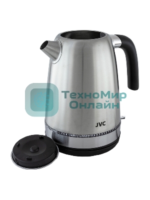 Чайник электрический JVC JK-KE1720 1.7 л, 2200 Вт, серебристый