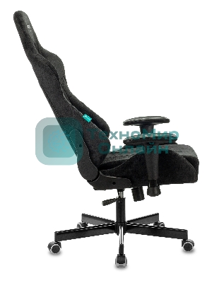 Кресло Бюрократ VIKING KNIGHT LT20 FABRIC черный, ткань, 120 кг, механизм качания