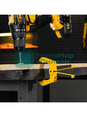 Струбцина клещеобразная Denzel усиленная 65 х 50 мм, двухкомпонентные рукоятки