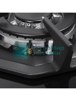 Газовая варочная панель Maunfeld EGHG.64.23CB/G, 4 конфорки, закаленное стекло, черный