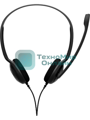 Гарнитура EPOS PC 3 Chat чёрный, проводная, 2 x mini jack 3.5 мм