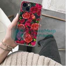 Чехол (клип-кейс) GRESSO Air, для Apple iPhone 13, прозрачный/рисунок gr17aaae9096