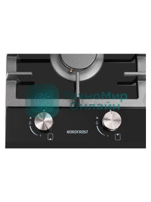 Газовая варочная панель Nordfrost HM 3023 B, встраиваемая, черный