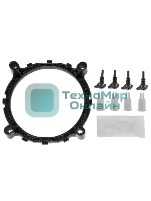 Кулер для процессора Crown CM-S1250TPWM v2 серебристый/черный, 95 мм, алюминий, 2000 об/мин, 28.7 дБ, 4 pin, 125 Вт, 53 мм