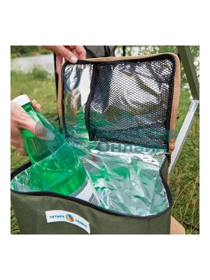 Сумка-холодильник ЧЕТЫРЕ СЕЗОНА 80-0283 объемом 15 л. (2 слоя утепления)