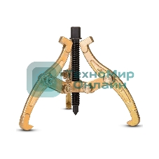 Съемник подшипников трехзахватный Deli DL-S6 150мм(рабочий ход болта), внешний диаметр 20-100мм, внутренний диаметр 45-135мм, сталь 45#