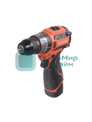 Дрель-шуруповерт аккумуляторная PATRIOT BR 467h BL, 2 АКБ Li-Ion, 16.8 В, 2,0 Ач, 70Нм, удар, 2 скорости, кейс, БЕСЩЕТОЧНЫЙ ЭД