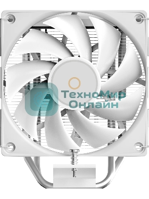 Кулер для процессора Ocypus Delta A40 SE WH ARGB, 120мм ARGB FAN, Top ARGB Panel, 4 HEAT PIPES, 4-PIN PWM, 800-1800 RPM, 31DBA, HYDRO BEARING, LGA115X/1200/1700/18XX, AM4/AM5