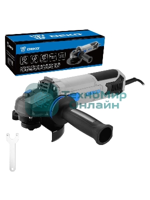 Угловая шлифовальная машина (УШМ) DEKO AG1500DK PRO, 125мм, 1500 Вт