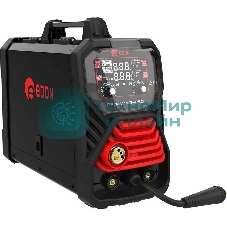 Сварочный аппарат полуавтоматический Edon ПрофиMIG-250 MIG 10,6 кВт 20-250А, MMA 13,1 кВт 20-250А, раб.цикл 60%, КПД 85%, диаметр: электроды 2-4мм, проволока 0,8-1ммMIG-MAG/NoGas/MMA/LIFT TIG/2T/4T/SYNСварка тонких металлов и нержавеющей стали.