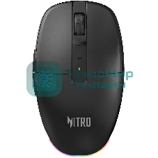 Мышь беспроводная Acer Nitro OMR400 черный, 3200 dpi, радиоканал, Bluetooth, USB, кнопки - 6