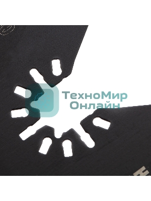 Насадка для МФИ Denzel отрезная полукруг., HSS, по металлу и дереву, 80 х 1,2 мм, мелкий зуб