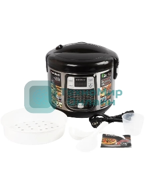 Мультиварка Endever Vita-95, мощность 1000 Вт, черный/стальной, емкость 5л, 45 авторежимов работы, книга рецептов