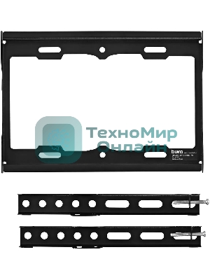 Кронштейн для телевизора Buro FX1S черный, 15