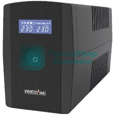 Источник бесперебойного питания Импульс ЮНИОР СМАРТ 1500, 1500/900 ВА/Вт, LCD, USB, RJ11/RJ45, SCHUKOx4