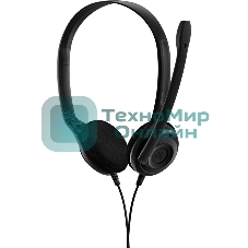 Гарнитура EPOS PC 3 Chat чёрный, проводная, 2 x mini jack 3.5 мм