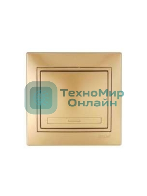 Выключатель 1-кл. СП Мира 10А IP20 метал. зол. LEZARD 701-1313-100