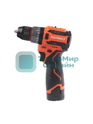 Дрель-шуруповерт аккумуляторная PATRIOT BR 467h BL, 2 АКБ Li-Ion, 16.8 В, 2,0 Ач, 70Нм, удар, 2 скорости, кейс, БЕСЩЕТОЧНЫЙ ЭД