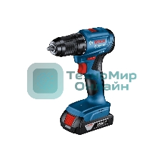 Дрель-шуруповерт Bosch GSR 185 LI, 18 В, 2 Ач, 50 Нм, бесщеточный
