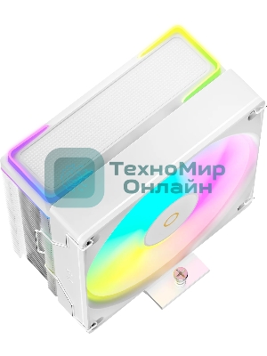 Кулер для процессора Ocypus Delta A40 SE WH ARGB, 120мм ARGB FAN, Top ARGB Panel, 4 HEAT PIPES, 4-PIN PWM, 800-1800 RPM, 31DBA, HYDRO BEARING, LGA115X/1200/1700/18XX, AM4/AM5