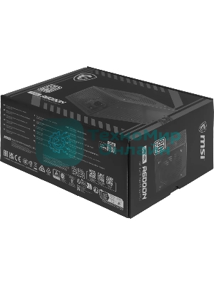 Блок питания MSI MAG A600DN (306-7ZP6B11-809), 600 Вт, 80 PLUS WHITE, 120 мм, черный